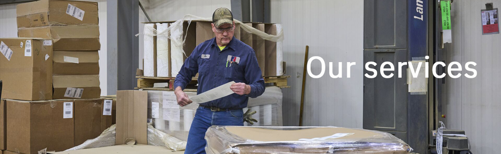 Our services header banner